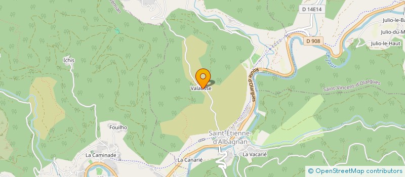 localisation de l'entreprise MONSIEUR FRANCOIS D'ALESSIO à SAINT ETIENNE D'ALBAGNAN