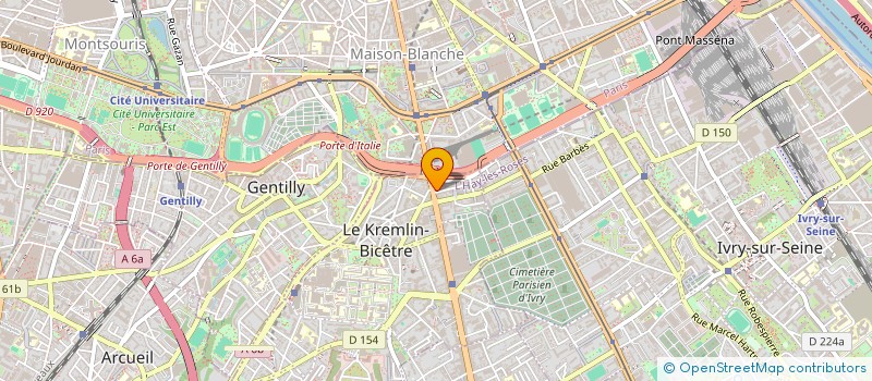 localisation de l'entreprise MONSIEUR FRANCOIS D'ARRIGO à LE KREMLIN-BICETRE