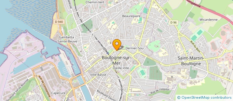 localisation de l'entreprise MONSIEUR FRANCOIS D'HERSIN à BOULOGNE-SUR-MER