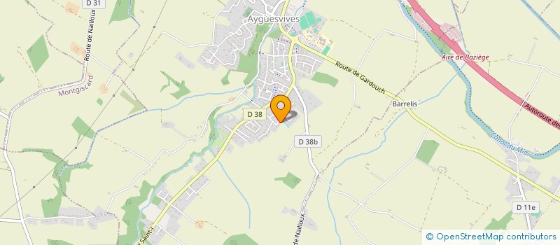 localisation de l'entreprise MONSIEUR FRANCOIS D'HUBERT  AYGUESVIVES