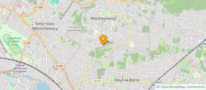 localisation de l'entreprise MONSIEUR FRANCOIS DA COSTA  MONTMORENCY