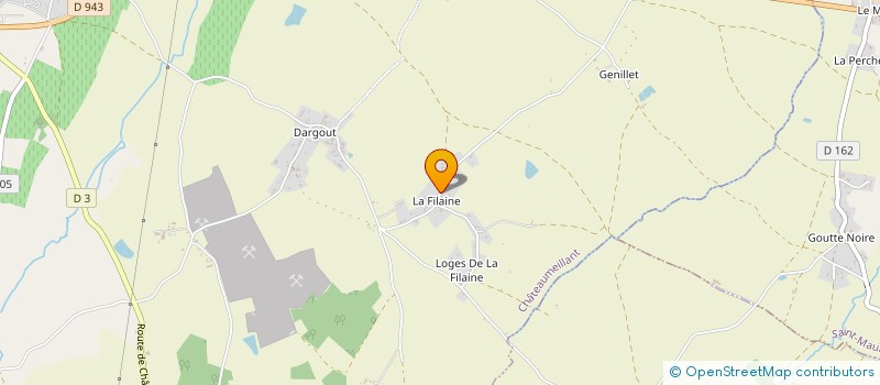 localisation de l'entreprise MONSIEUR FRANCOIS DA CUNHA  CHATEAUMEILLANT