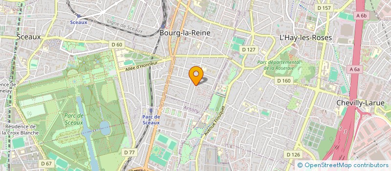 localisation de l'entreprise MONSIEUR FRANCOIS DABONOT à BOURG-LA-REINE