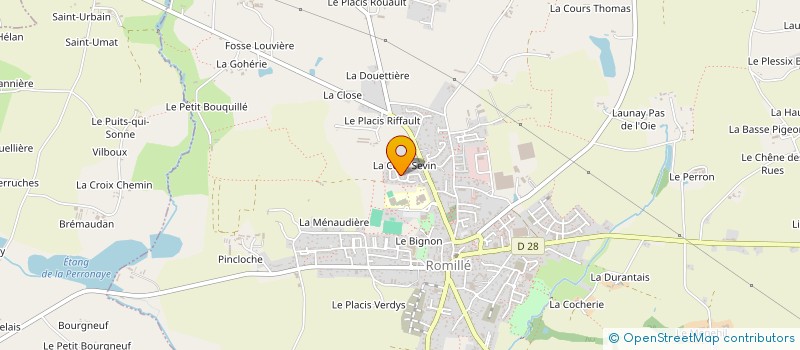 localisation de l'entreprise MONSIEUR FRANCOIS DABOUDET  ROMILLE