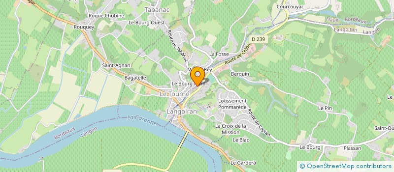 localisation de l'entreprise MONSIEUR FRANCOIS DAGUERRE  TABANAC