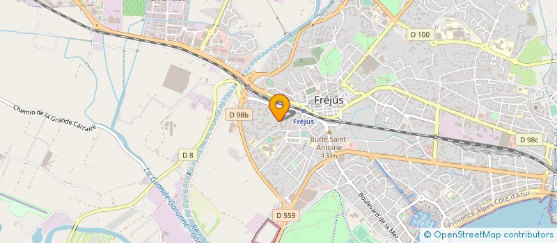 localisation de l'entreprise MONSIEUR FRANCOIS DAINOTTI à FREJUS