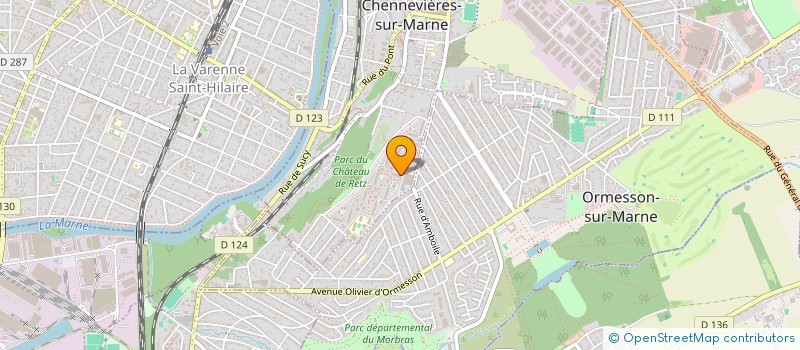 localisation de l'entreprise MONSIEUR FRANCOIS DALBARD  CHENNEVIERES-SUR-MARNE