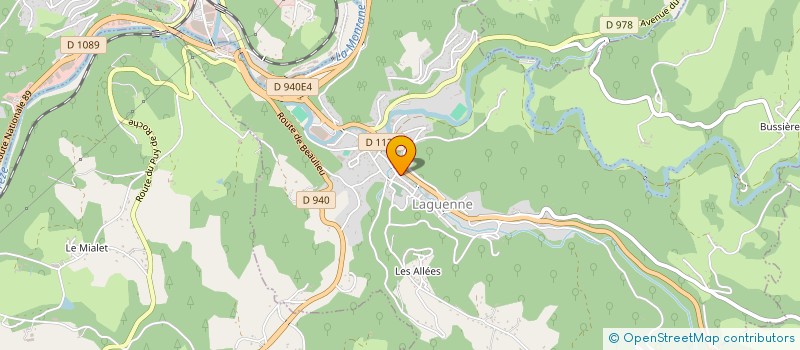 localisation de l'entreprise MONSIEUR FRANCOIS DALL'ANESE  LAGUENNE-SUR-AVALOUZE