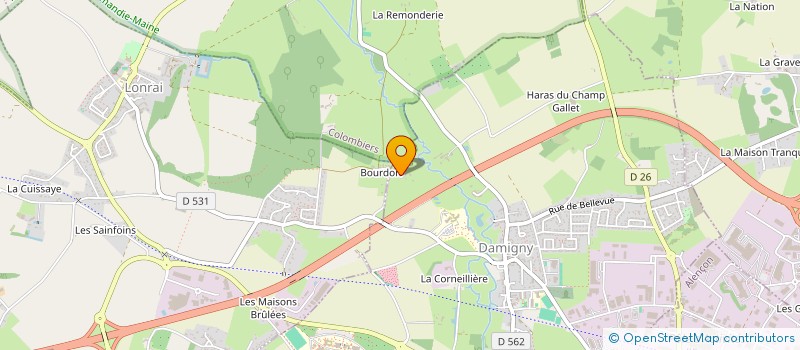 localisation de l'entreprise MONSIEUR FRANCOIS DAMONNEVILLE à DAMIGNY