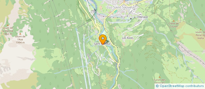 localisation de l'entreprise MONSIEUR FRANCOIS DANBAKLI  LUZ-SAINT-SAUVEUR