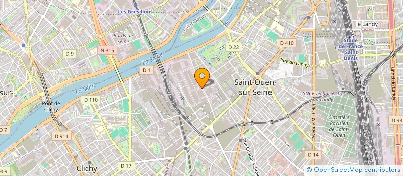 localisation de l'entreprise MONSIEUR FRANCOIS DANCETTE à SAINT-OUEN-SUR-SEINE