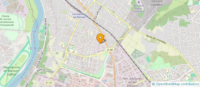 localisation de l'entreprise MONSIEUR FRANCOIS DANIEL  CORMEILLES-EN-PARISIS