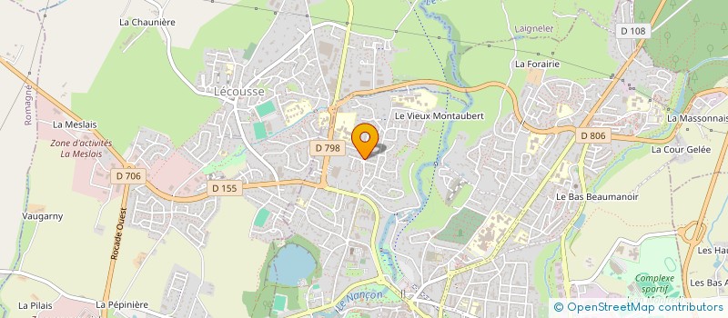 localisation de l'entreprise MONSIEUR FRANCOIS DARDENNE  FOUGERES