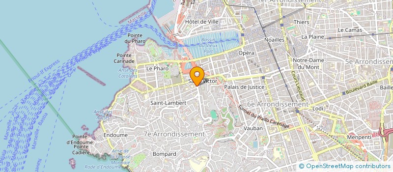 localisation de l'entreprise MONSIEUR FRANCOIS DARMON à MARSEILLE