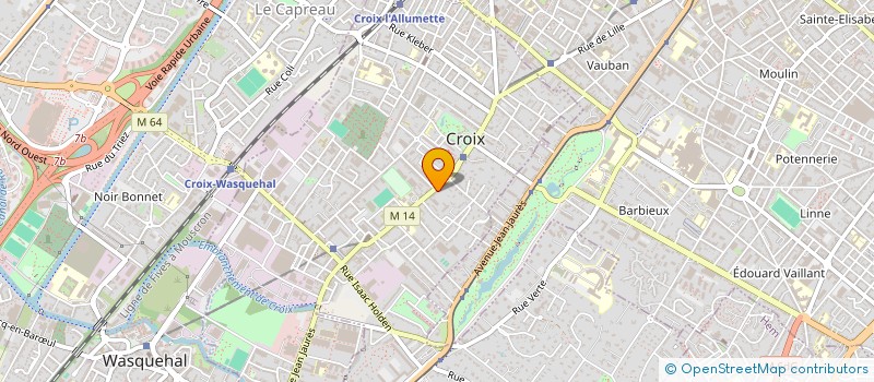 localisation de l'entreprise MONSIEUR FRANCOIS DAROU à CROIX