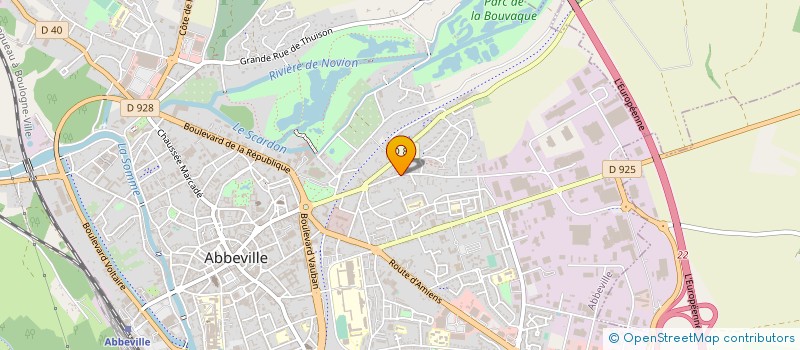 localisation de l'entreprise MONSIEUR FRANCOIS DARRAS  ABBEVILLE