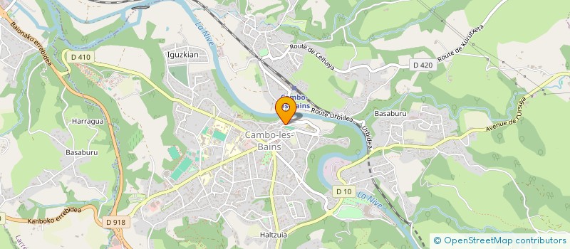 localisation de l'entreprise MONSIEUR FRANCOIS DARRIERE  CAMBO-LES-BAINS