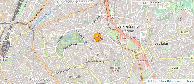 localisation de l'entreprise MONSIEUR FRANCOIS DASTE  PARIS 19