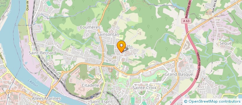 localisation de l'entreprise MONSIEUR FRANCOIS DAUMAS  BAYONNE