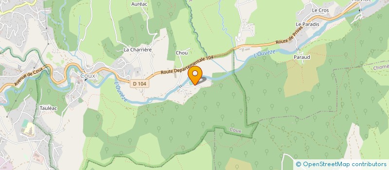 localisation de l'entreprise MONSIEUR FRANCOIS DAUTHEVILLE  COUX