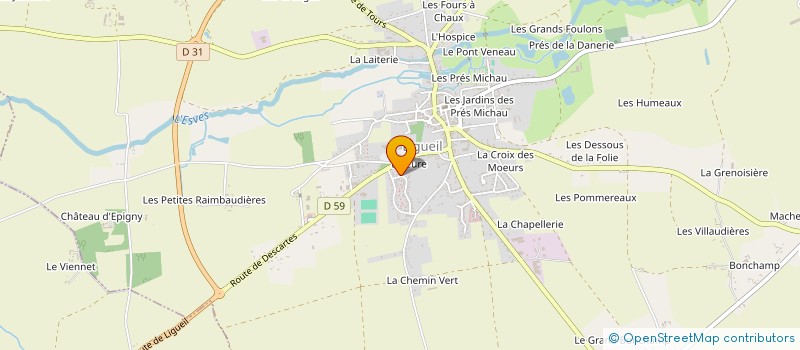 localisation de l'entreprise MONSIEUR FRANCOIS DAVAL  LIGUEIL