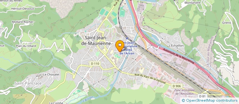 localisation de l'entreprise MONSIEUR FRANCOIS DAVID à SAINT-JEAN-DE-MAURIENNE