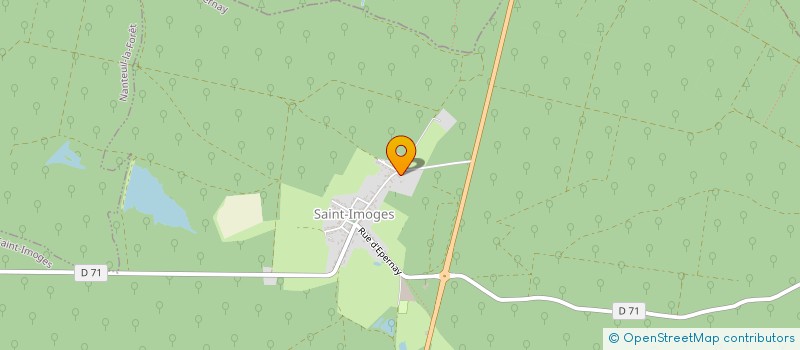 localisation de l'entreprise MONSIEUR FRANCOIS DAVID  SAINT-IMOGES