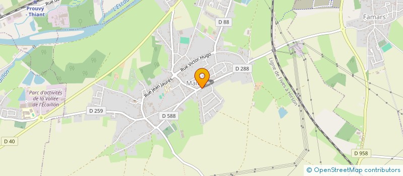 localisation de l'entreprise MONSIEUR FRANCOIS DAVID  MAING