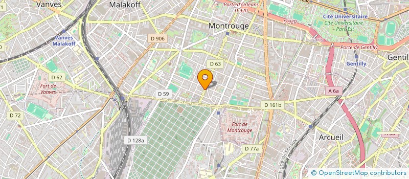 localisation de l'entreprise MONSIEUR FRANCOIS DAVID  MONTROUGE