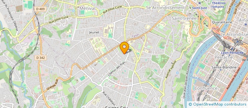 localisation de l'entreprise MONSIEUR FRANCOIS DAVID à SAINTE-FOY-LES-LYON