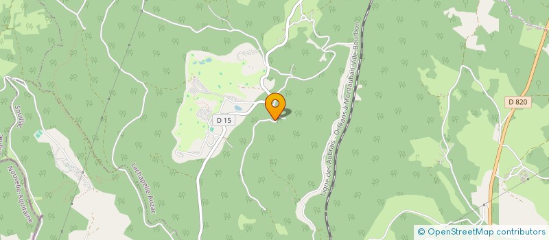 localisation de l'entreprise MONSIEUR FRANCOIS DAVID  LACHAPELLE-AUZAC