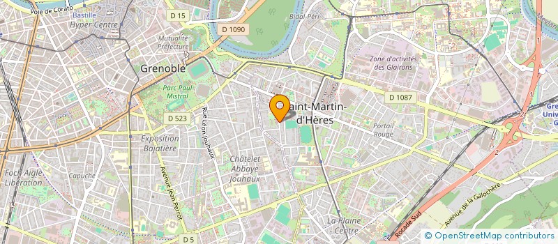 localisation de l'entreprise MONSIEUR FRANCOIS DAVID  SAINT-MARTIN-D'HERES