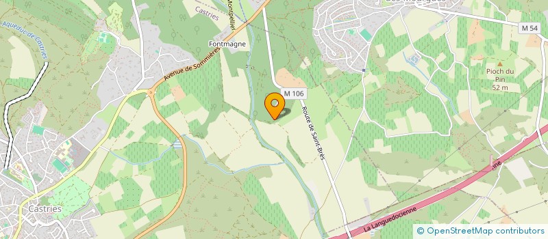 localisation de l'entreprise MONSIEUR FRANCOIS DE BEAUDRAP  CASTRIES