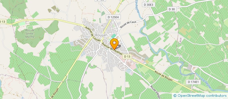 localisation de l'entreprise MONSIEUR FRANCOIS DE BELLOCQ  ROUJAN