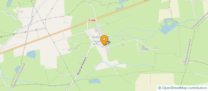 localisation de l'entreprise MONSIEUR FRANCOIS DE BENGY  GREZIEUX-LE-FROMENTAL