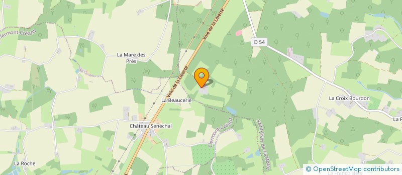 localisation de l'entreprise MONSIEUR FRANCOIS DE BOISLAVILLE  SAINT JEAN DE LA MOTTE