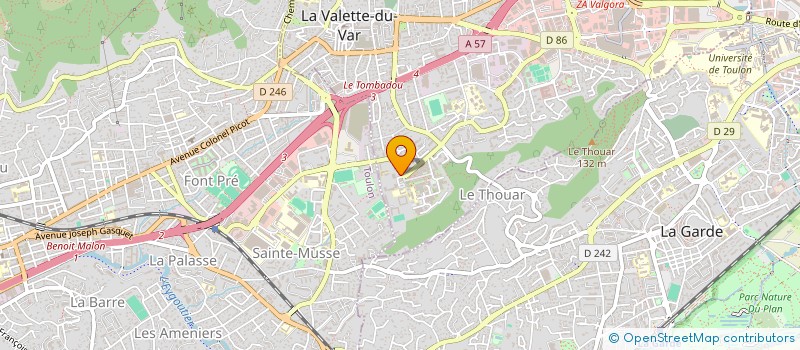 localisation de l'entreprise MONSIEUR FRANCOIS DE BOISVILLIERS à LA VALETTE-DU-VAR
