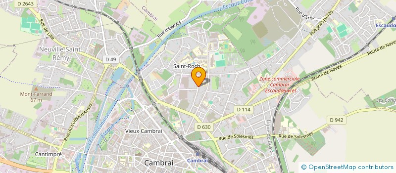localisation de l'entreprise MONSIEUR FRANCOIS DE CARVALHO à CAMBRAI
