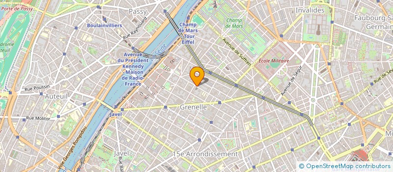 localisation de l'entreprise MONSIEUR FRANCOIS DE CASTELBAJAC  PARIS