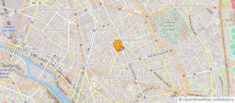 localisation de l'entreprise MONSIEUR FRANCOIS DE DARDEL  PARIS