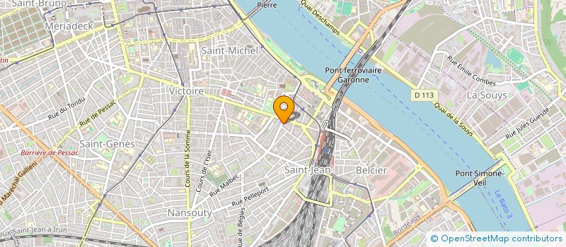 localisation de l'entreprise MONSIEUR FRANCOIS DE GUIBERT  BORDEAUX