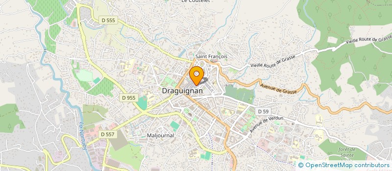 localisation de l'entreprise MONSIEUR FRANCOIS DE HULSTER  DRAGUIGNAN