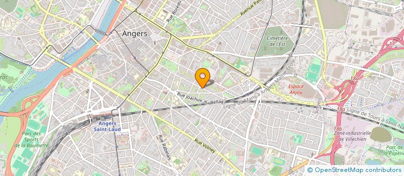 localisation de l'entreprise MONSIEUR FRANCOIS DE LAUNAY à ANGERS