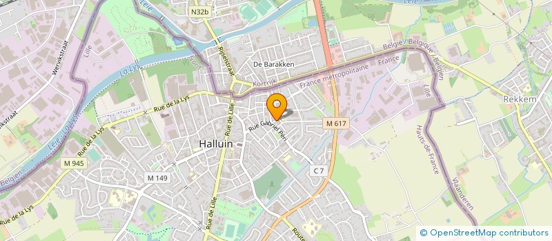 localisation de l'entreprise MONSIEUR FRANCOIS DE LAVALLAZ  HALLUIN