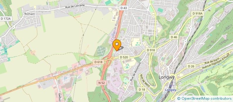 localisation de l'entreprise MONSIEUR FRANCOIS DE LIMA à LONGWY