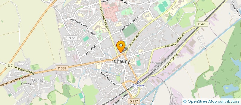 localisation de l'entreprise MONSIEUR FRANCOIS DE LYLLE à CHAUNY