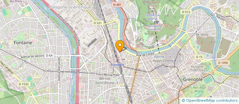 localisation de l'entreprise MONSIEUR FRANCOIS DE MENOU  GRENOBLE