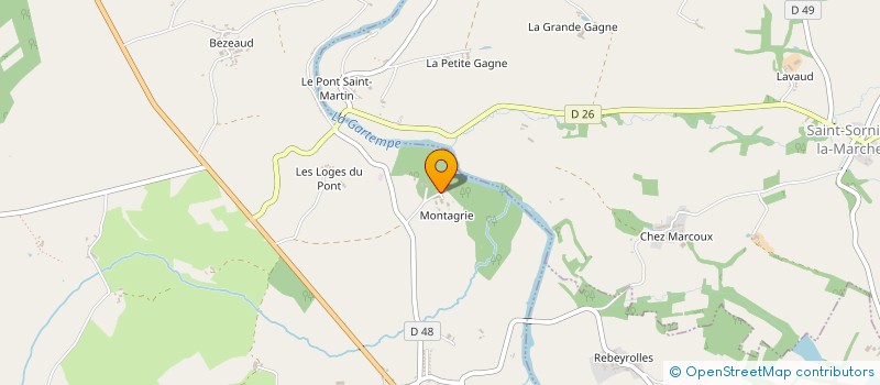 localisation de l'entreprise MONSIEUR FRANCOIS DE MONTBRON à SAINT-BONNET-DE-BELLAC