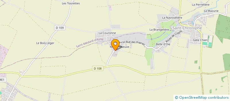 localisation de l'entreprise MONSIEUR FRANCOIS DE OLIVEIRA COSTA REGO à SAINT-CHRISTOPHE