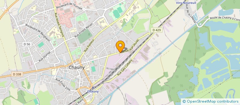 localisation de l'entreprise MONSIEUR FRANCOIS DE PETTER à CHAUNY